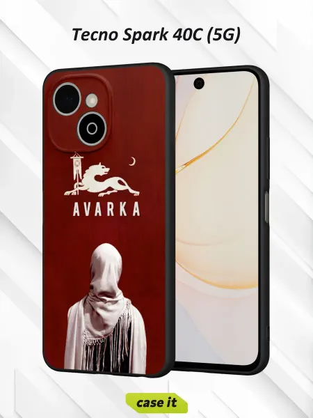 Case it Чехол на Tecno Spark 40C (5G)с принтом Аварка