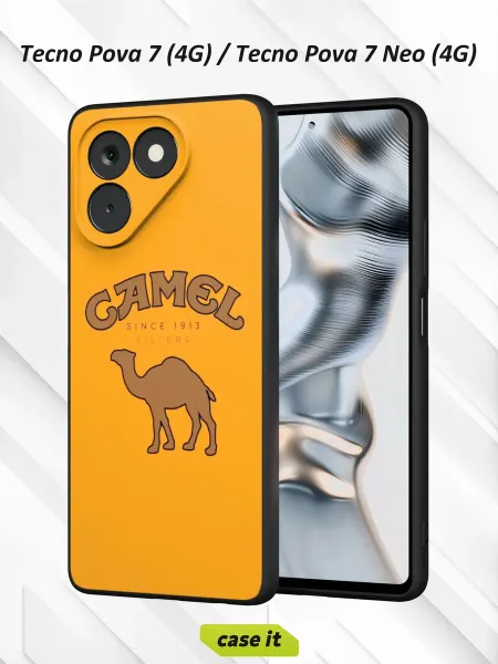 Case it Чехол на Tecno Pova 7 Neoс принтом Camel