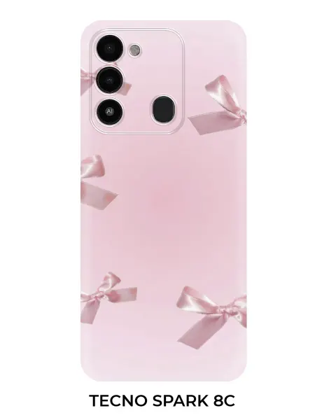 NOOTO Чехол на TECNO SPARK 8C бантиками