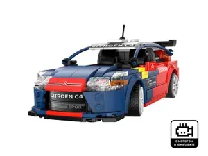 Конструктор 329 деталей CaDA C51078W машина на пульте управления Citroen C4 WRC / для мальчика, сборная модель моторизированная