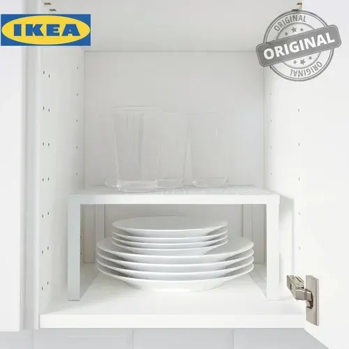 VARIERA IKEA полка-вставка, белая, 32x28x16 см