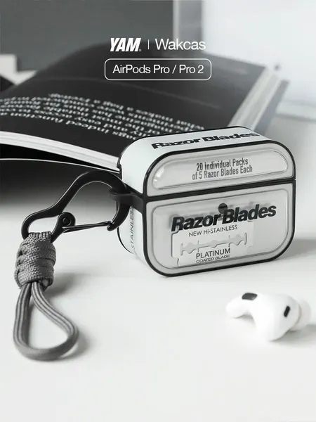 Чехол для наушников AirPods Pro, Pro 2 с карабином