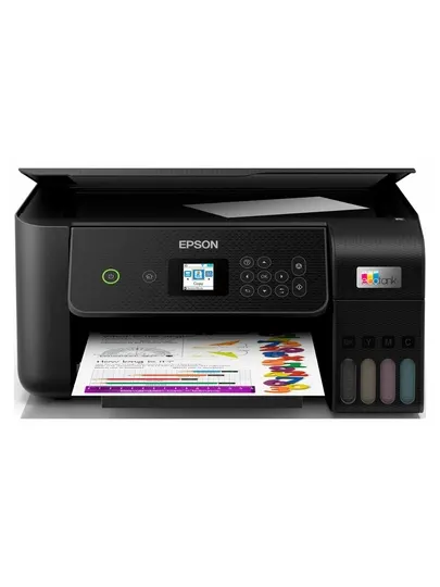 Принтер цветной Epson L3260 / струйное МФУ A4 / 33 стр/мин / 4 цвета / USB / Wi-Fi / LCD