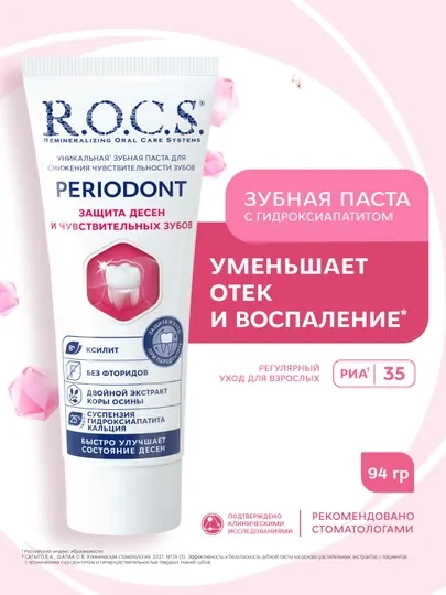 Зубная паста R.O.C.S. Periodont, 94 г