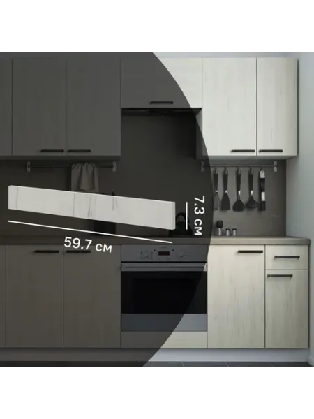 Декоративный фасад для кухонного шкафа под духовку Дейма