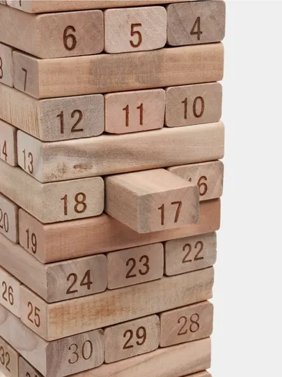 Нескучные игры Башня jenga настольная игра для всей семьи