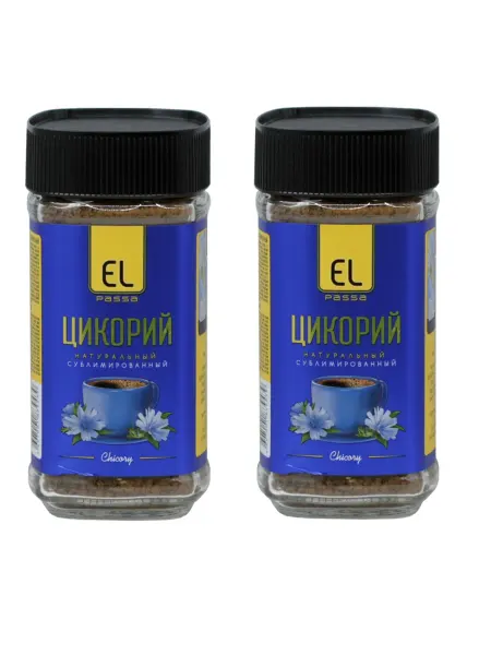 EL PASSA Цикорий натуральный растворимый 100гр(Набор 2шт)