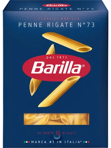Barilla Макароны Penne Rigate n.73 из твердых сортов