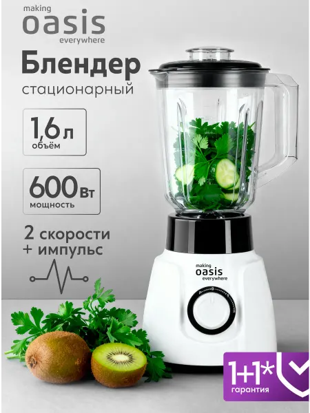 Making Oasis Everywhere Блендер для смузи стационарный белый ST-60W