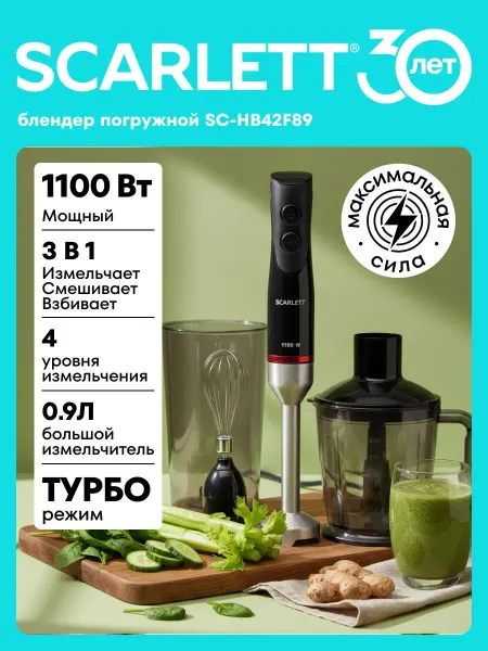 Погружной блендер Scarlett SC-HB42F89
