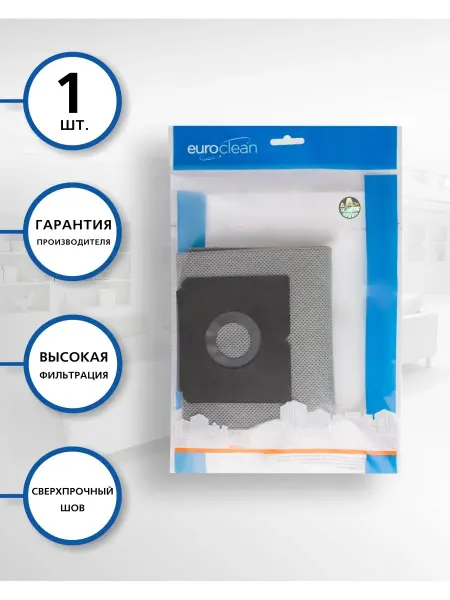 EUROCLEAN Многоразовый мешок пылесборник для пылесоса ELECTROLUX, 1 шт