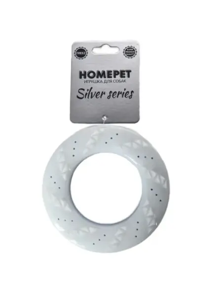 HomePet Игрушка охлаждающая Silver Series 12х12х3,5 см кольцо