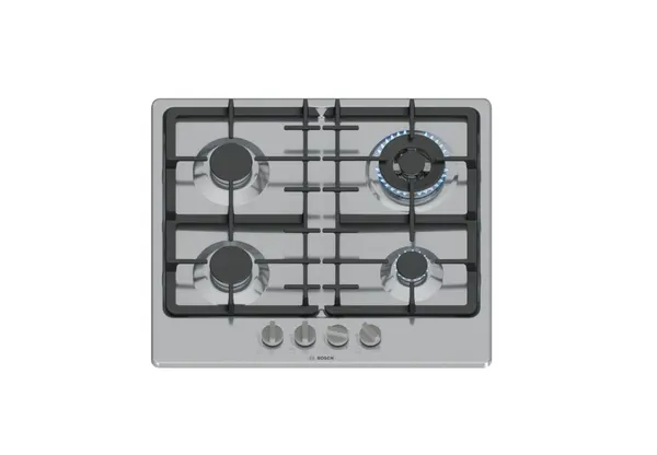 BOSCH Варочная панель PGH6B5K90R, 4 конфорки, электроподжиг
