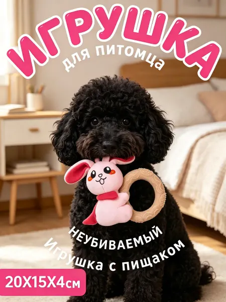 Игрушка для собак зайчик