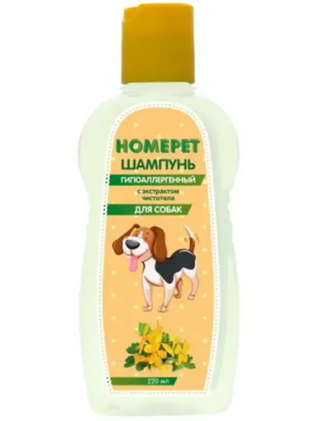 HomePet Шампунь для собак Гипоаллергенный, 220 мл