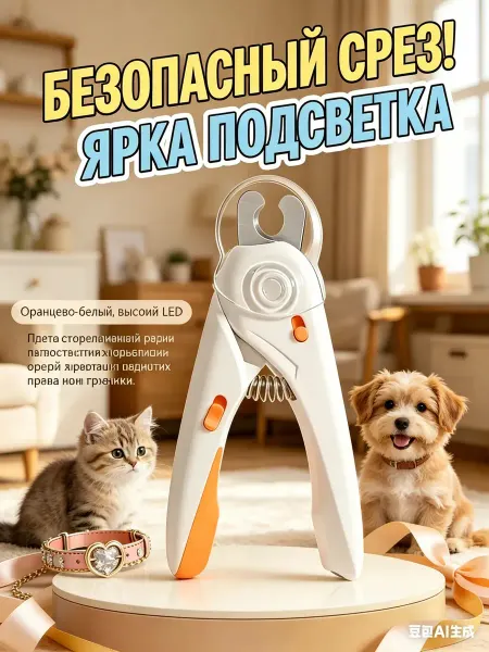 Xiaomi Когтерезка для кошек и собак с подсветкой