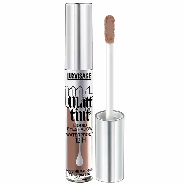 Жидкие матовые тени для век LuxVisage Matt tint waterproof 12H, 109 тон
