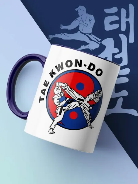 Favorit Club Кружка Тхэквондо Боевое Искусство Бойцы Инь-Ян Спорт