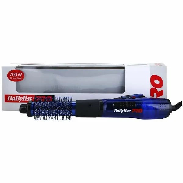 Фен-щётка BaByliss PRO BLUE LIGHTNING BAB2620E 34 мм, 700Вт, синий