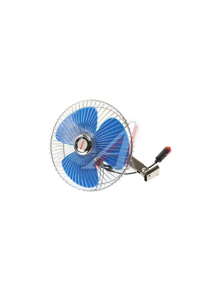 MEGAPOWER-AUTOMOTIVE Вентилятор в салон 12V 8" на кронштейне (с решеткой металл