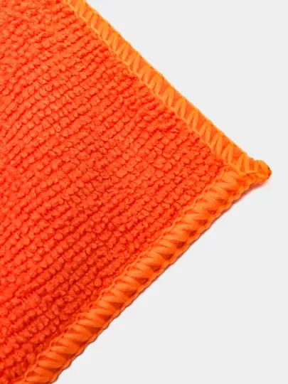 Салфетка из микрофибры и коралловой ткани оранжевая, 35*40 см, AB-A-04