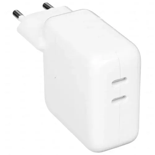 Apple Сетевое зарядное устройство, USB Type-C, быстрая зарядка, 35 Вт, без кабеля, MNWP3ZM/A, белое