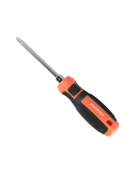 PATRIOT Отвертка с двусторонним стержнем PH2-SL6 x 100