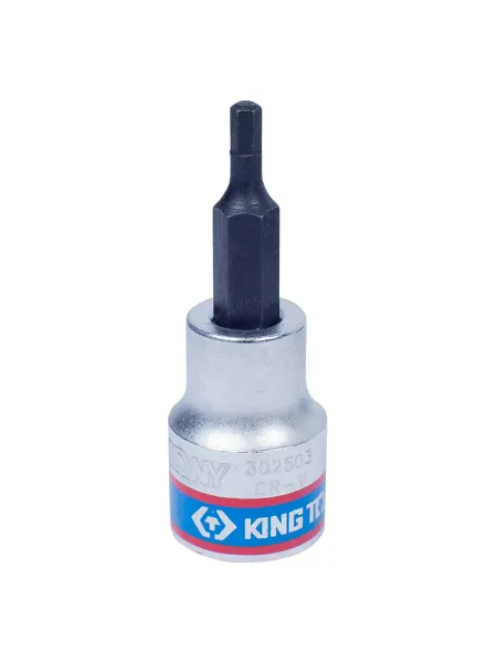 KING TONY Насадка (бита) торцевая 3 8" Hex 3мм 302503