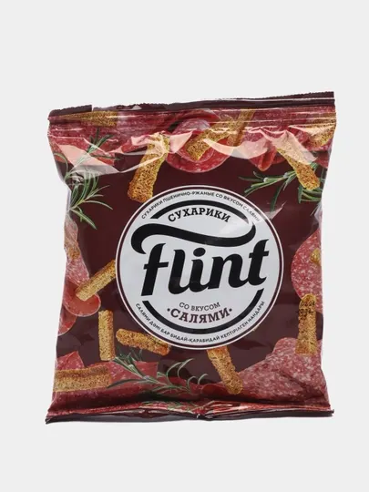 Сухарики Flint со вкусом салями, 60 г