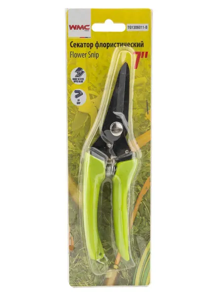 WMC Tools Секатор флористический (L-175мм),в блистере