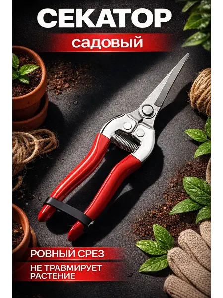 Alisov Store Секатор ручной садовый ножницы для цветов