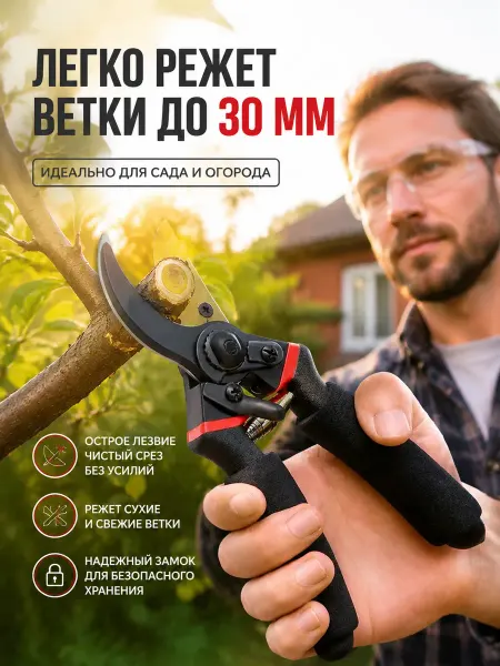IKEA Секатор садовый ручной толстая ветка срез