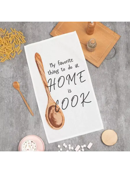 Теропром Полотенце вафельное Home cook 35х60 см