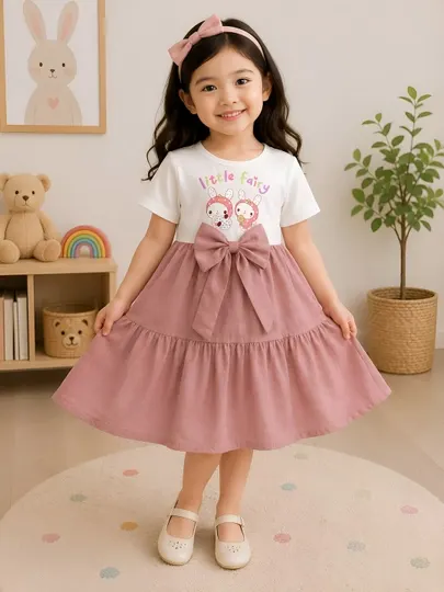 Платье для девочек, платье для детского сада, 2-6 лет