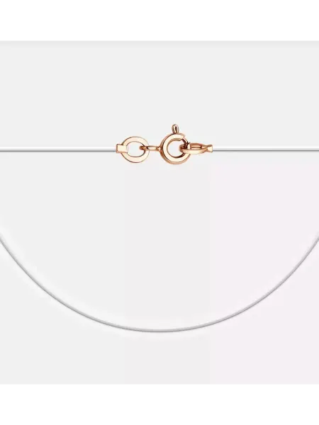 Kira Jewelry Колье леска на шею 925 пробы