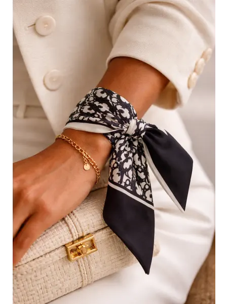 LUXE BELT Твилли‑лента, двусторонний принт, на голову шею сумку