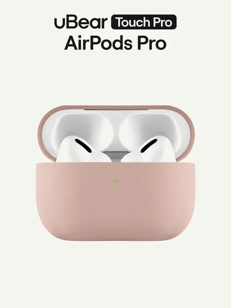 Чехол uBear для Airpods Pro, Touch Pro Silicone Case, 1,5 мм усиленный, Light Rose