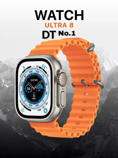 Смарт-часы Smart Watch T800 Pro Max, 2 дюйма, сенсор, беспроводная зарядка