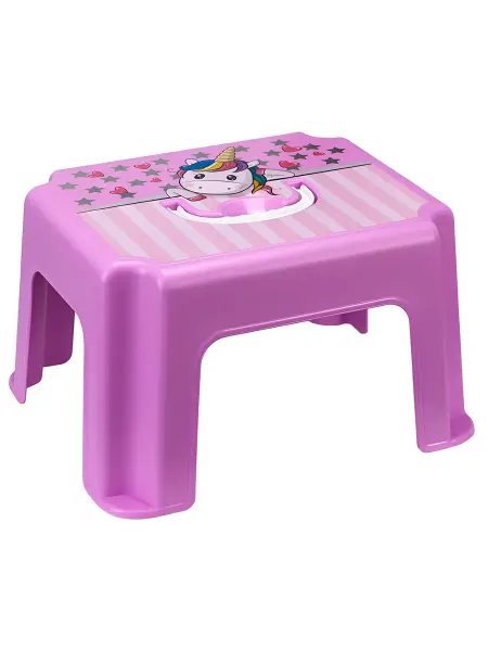 Children S Stools Plus Табурет детский пластик, Единорог, с ручкой