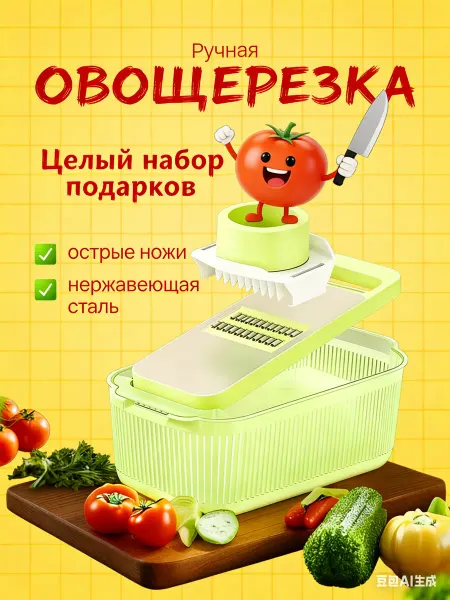 Овощерезка ручная многофункциональная