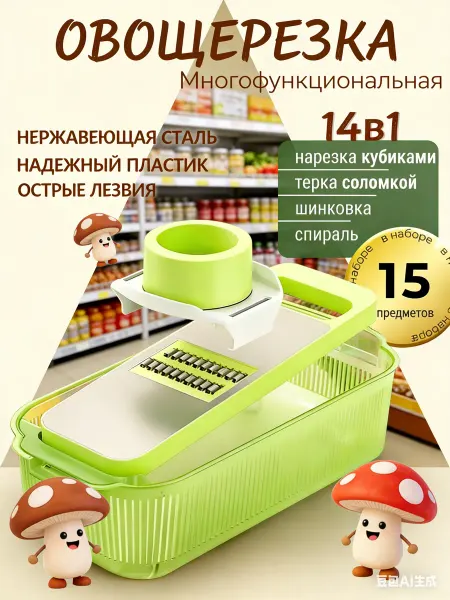 Овощерезка многофункциональная