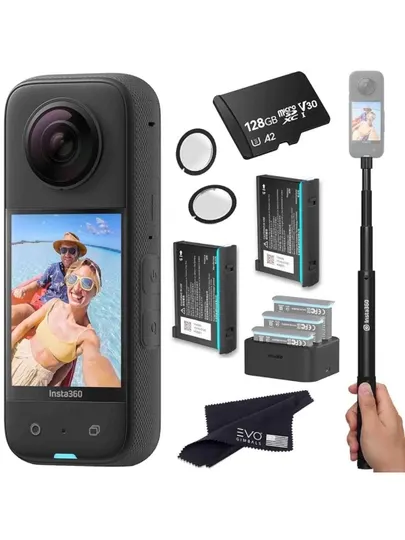 Экшн-камера Insta360 X3 360° с сенсорным экраном