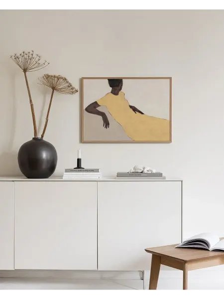 Onllyart Постер 21x30 Желтое платье