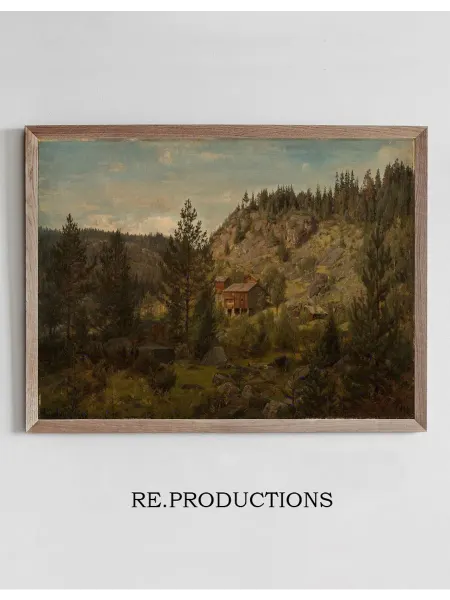Re.productions Постер Aadal. Vinje, Telemark - Amaldus Nielsen