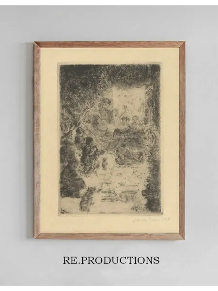 Re.productions Постер De aanbidding der herders - James Ensor