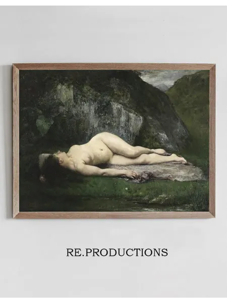 Re.productions Постер A Sleeping Bather - Henri Gervex