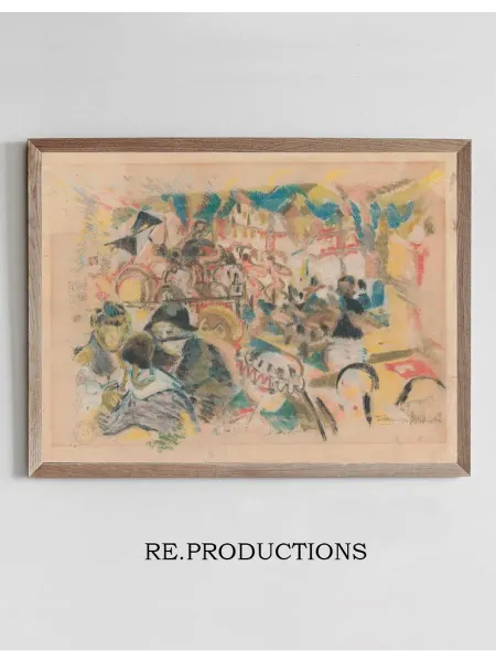 Re.productions Постер Café-chantant - Jules Schmalzigaug