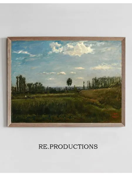 Re.productions Постер Paysage - Charles François Daubigny