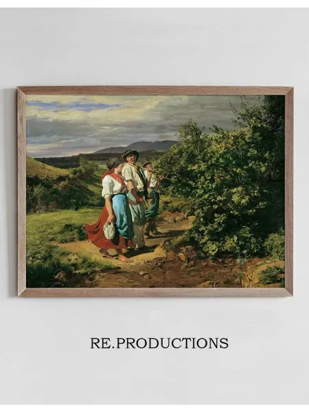 Re.productions Постер Heimkehr von der - Ferdinand Georg Waldmüller
