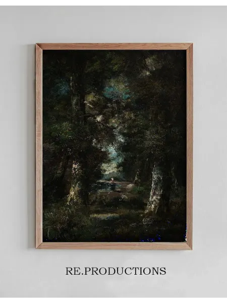 Re.productions Постер Landscape (Path - Narcisse-Virgile Diaz de La Peña